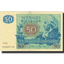 Banknote, Sweden, 50 Kronor, 1989, 1989, KM:53d, VF(30-35)