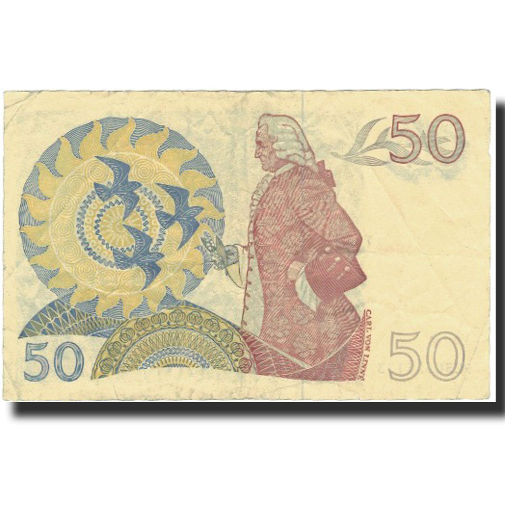 Banknote, Sweden, 50 Kronor, 1989, 1989, KM:53d, VF(30-35)