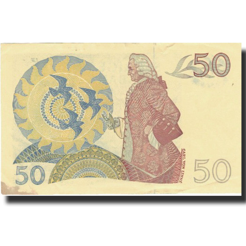 Geldschein, Schweden, 50 Kronor, 1989, 1989, KM:53d, SS