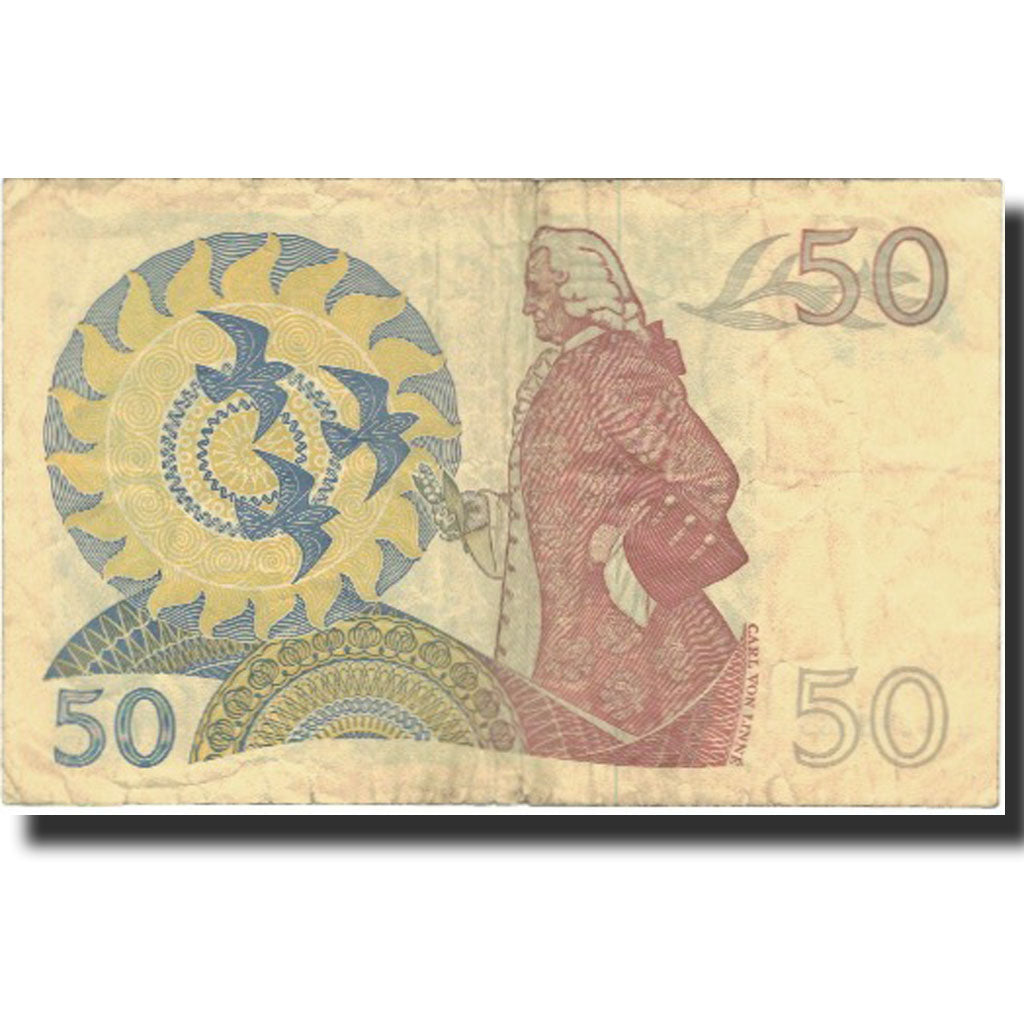 Banknote, Sweden, 50 Kronor, 1990, 1989, KM:53d, VF(20-25)