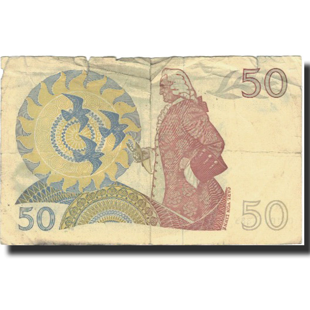 Banknote, Sweden, 50 Kronor, 1990, 1989, KM:53d, VG(8-10)