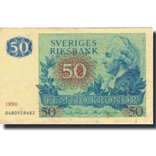 Banknote, Sweden, 50 Kronor, 1990, 1989, KM:53d, VF(30-35)