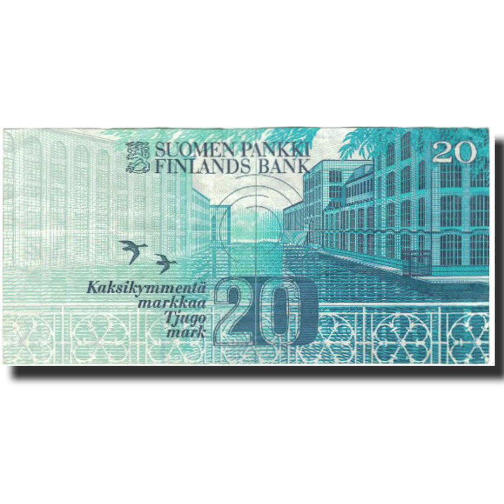 Banknote, Finland, 20 Markkaa, 1993, 1997, KM:123, VF(20-25)