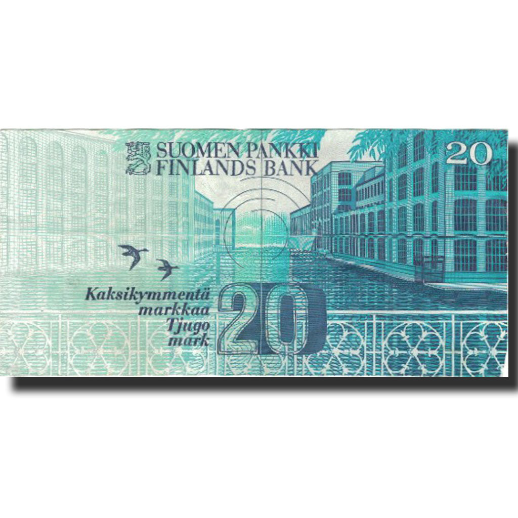 Banknote, Finland, 20 Markkaa, 1993, 1997, KM:123, VF(20-25)