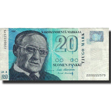 Banknote, Finland, 20 Markkaa, 1993, 1997, KM:123, VF(20-25)