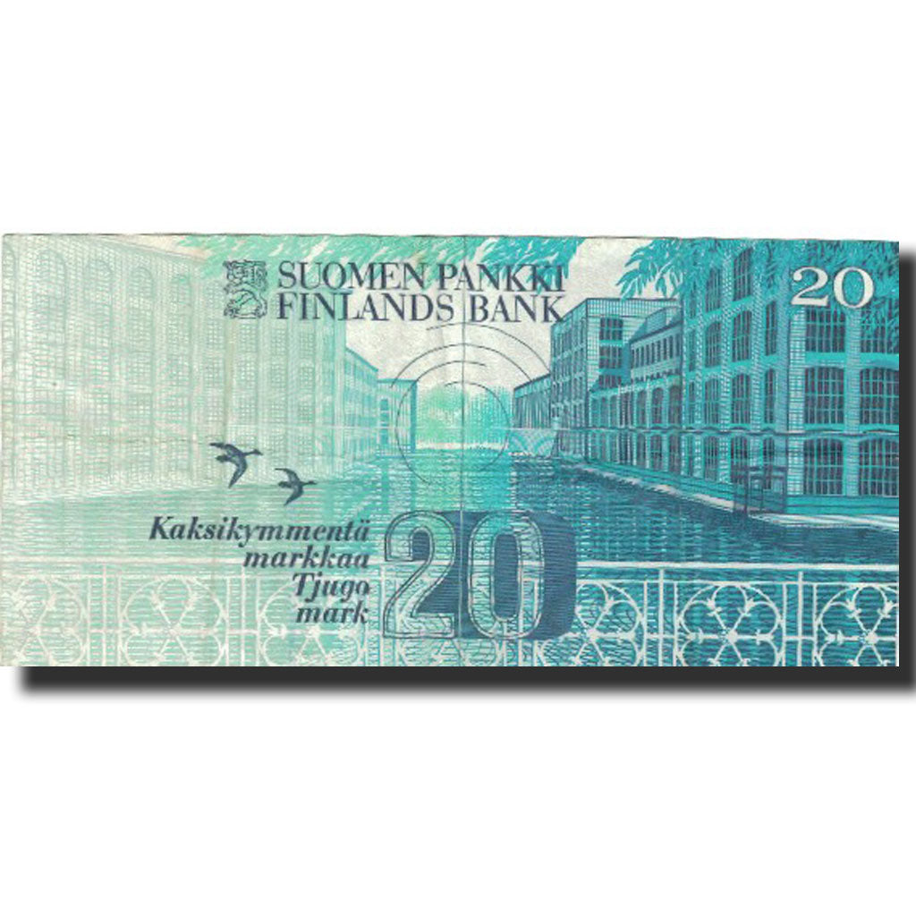Banknote, Finland, 20 Markkaa, 1993, 1997, KM:123, VF(20-25)