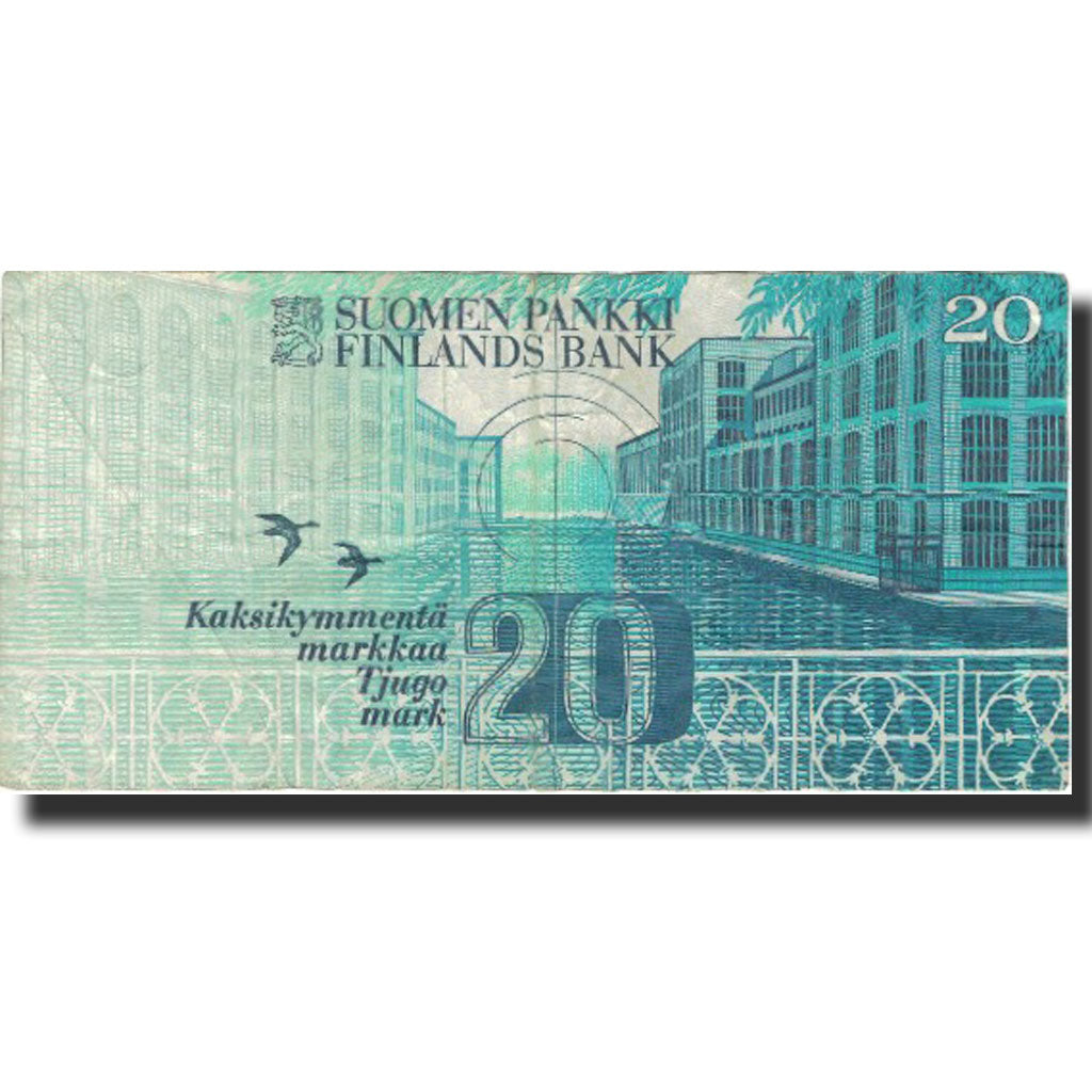 Banknote, Finland, 20 Markkaa, 1993, 1997, KM:123, VF(20-25)