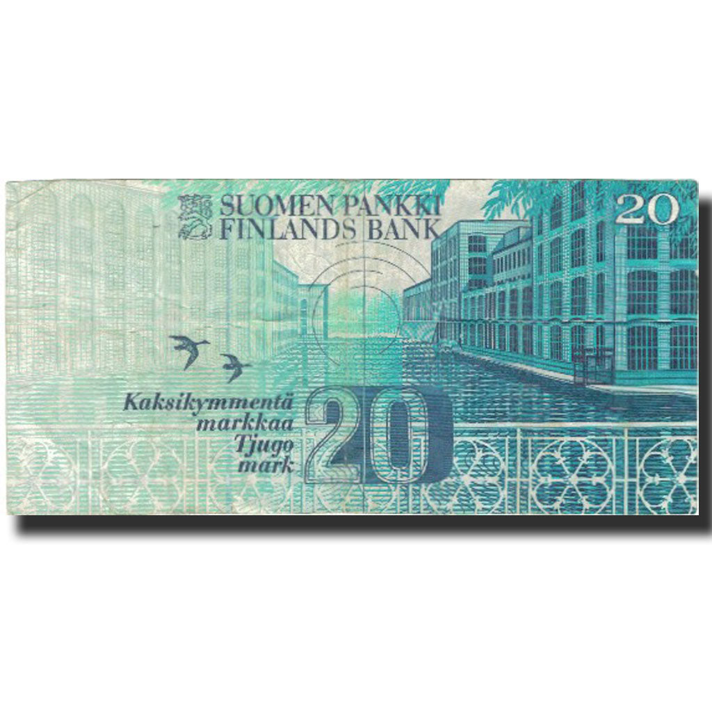 Banknote, Finland, 20 Markkaa, 1993, 1997, KM:123, VF(20-25)