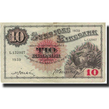 Banknote, Sweden, 10 Kronor, 1939, 1939, KM:34v, VG(8-10)