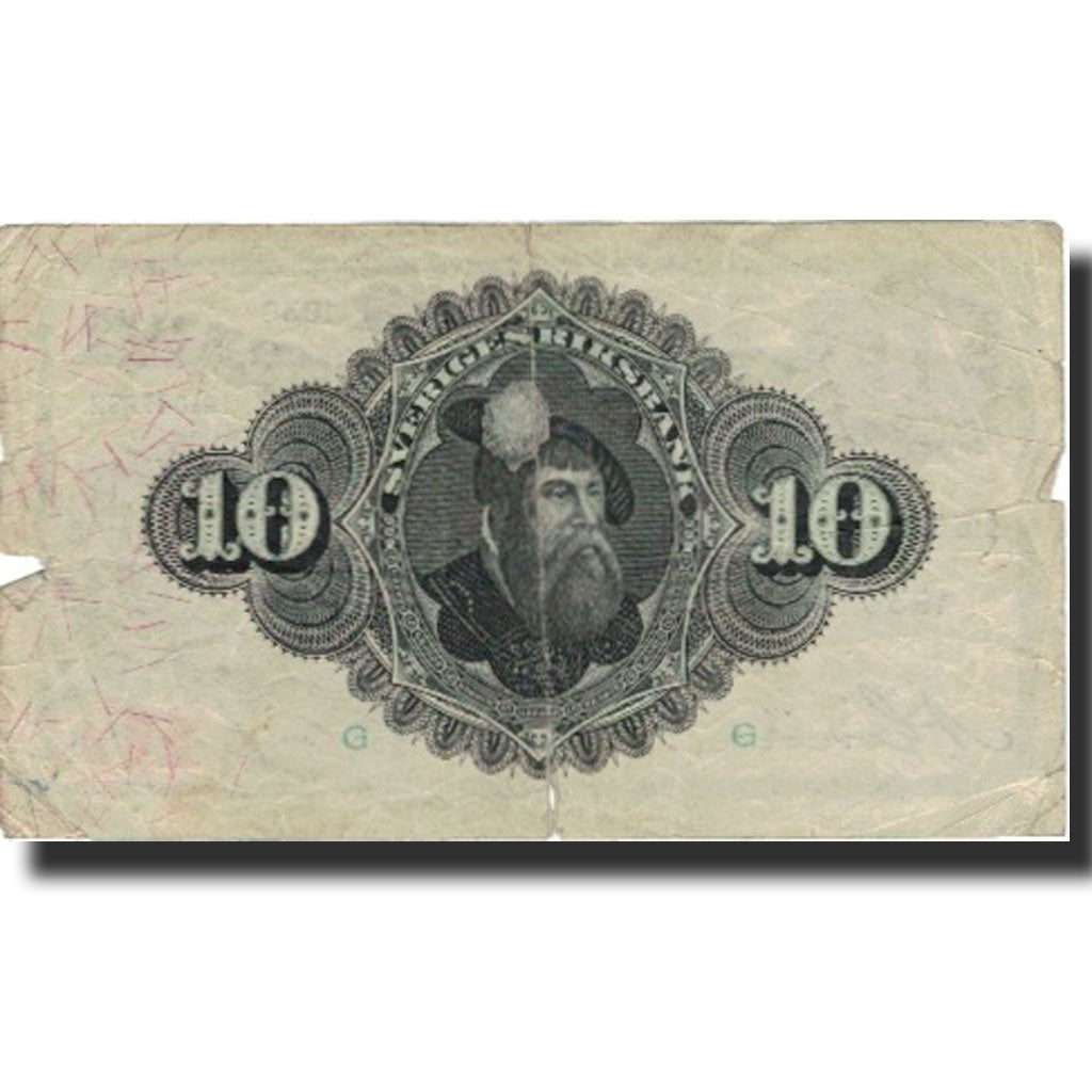 Banknote, Sweden, 10 Kronor, 1936, 1936, KM:34s, F(12-15)