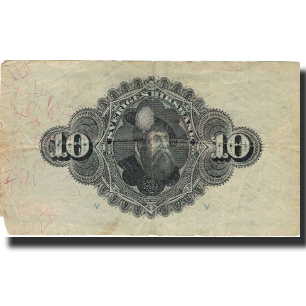 Banknote, Sweden, 10 Kronor, 1932, 1932, KM:34o, VF(20-25)