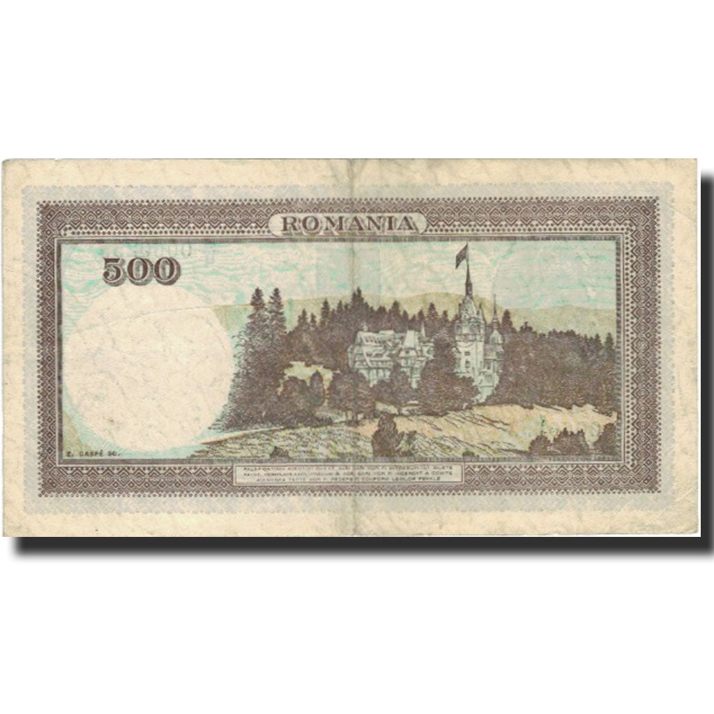 Banknote, Romania, 500 Lei, 1940-1943, KM:51a, VF(20-25)