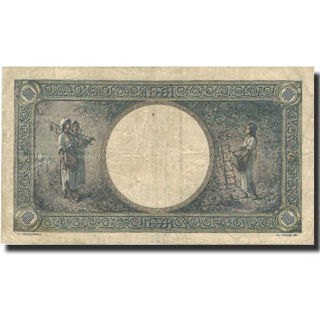Banknote, Romania, 1000 Lei, 1944, 1944-10-10, KM:52a, VF(30-35)