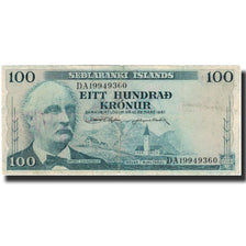 Banconote, Islanda, 100 Kronur, 1961, 1961-03-29, KM:44a, MB