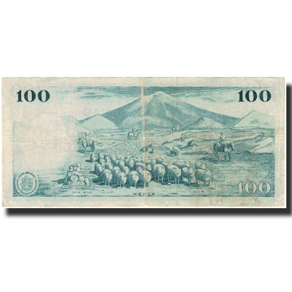 Banknote, Iceland, 100 Kronur, 1961, 1961-03-29, KM:44a, VF(20-25)