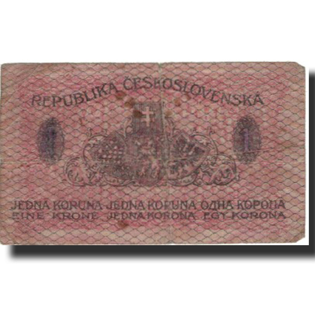 Banconote, Cecoslovacchia, 100 Korun, 1919, 1919-04-15, KM:4a, B+