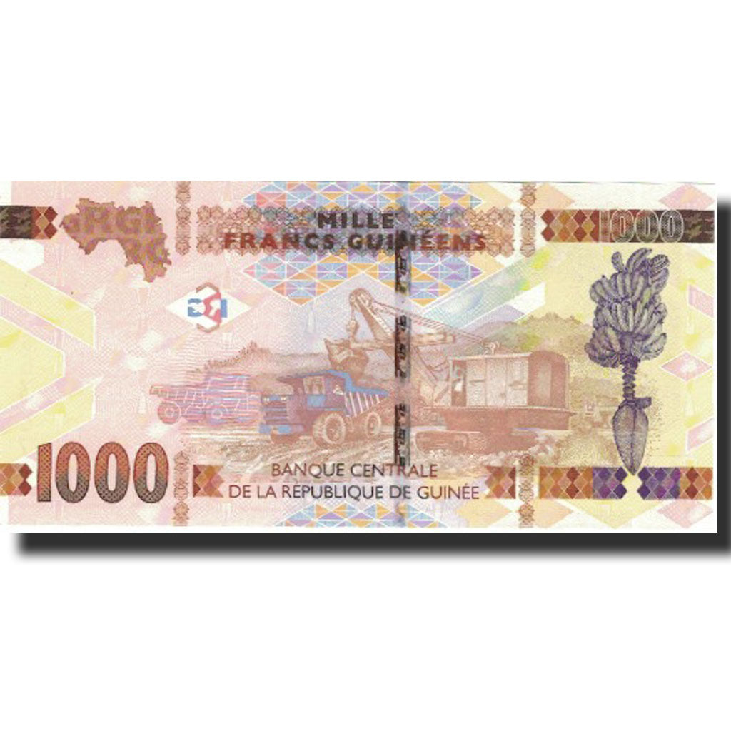 Banconote, Guinea, 1000 Francs, 2015, 2015, SPL+, Lafaurie:171