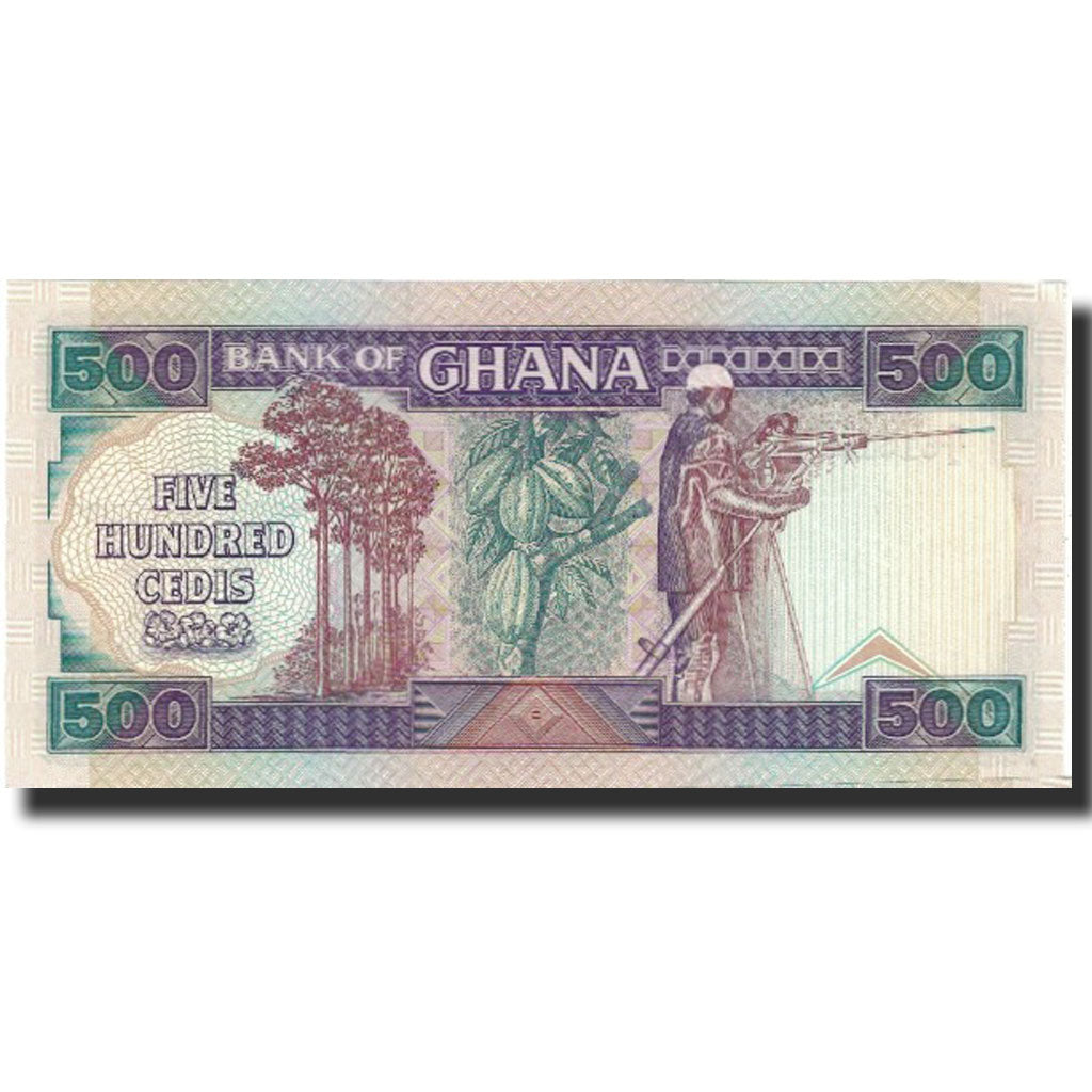 Geldschein, Ghana, 500 Cedis, 1994, 1994-06-10, KM:28c, UNZ-