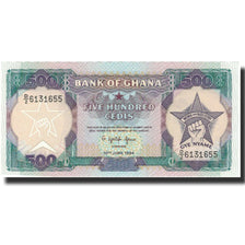 Banconote, Ghana, 500 Cedis, 1994, 1994-06-10, KM:28c, SPL+
