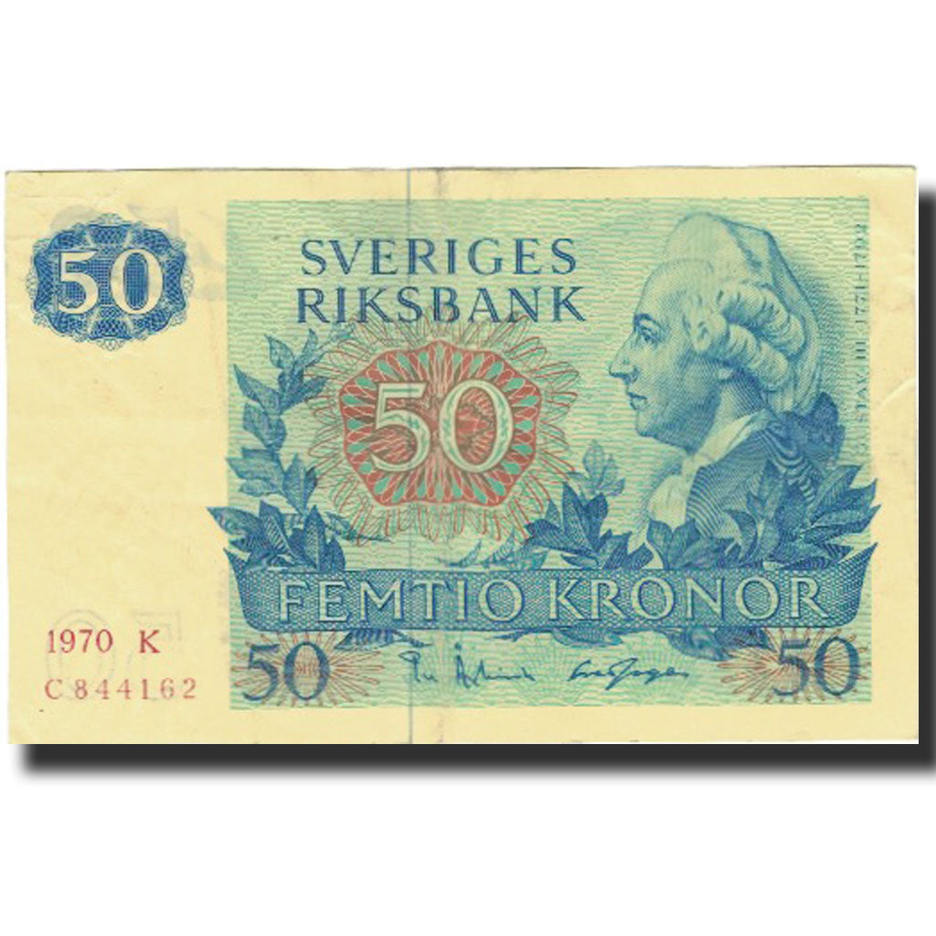 Banconote, Svezia, 50 Kronor, 1965, 1965, KM:53a, BB