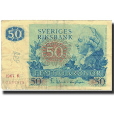 Banknote, Sweden, 50 Kronor, 1965, 1965, KM:53a, VG(8-10)