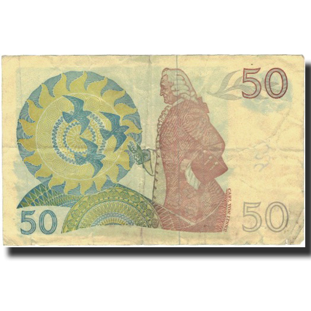 Banknote, Sweden, 50 Kronor, 1965, 1965, KM:53a, VG(8-10)