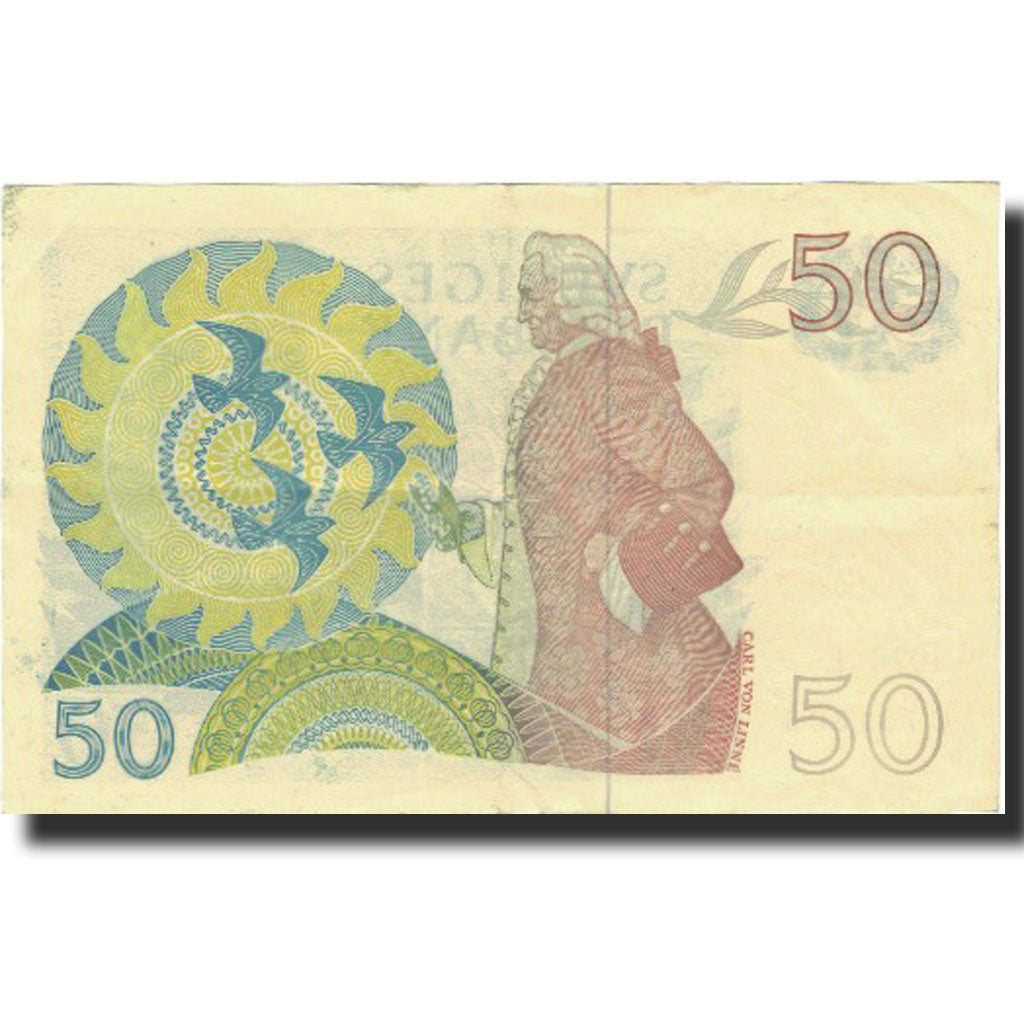 Banknote, Sweden, 50 Kronor, 1976, 1976, KM:53b, VF(30-35)