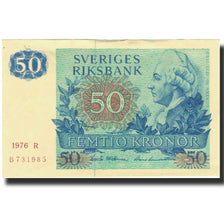Geldschein, Schweden, 50 Kronor, 1976, 1976, KM:53b, SS