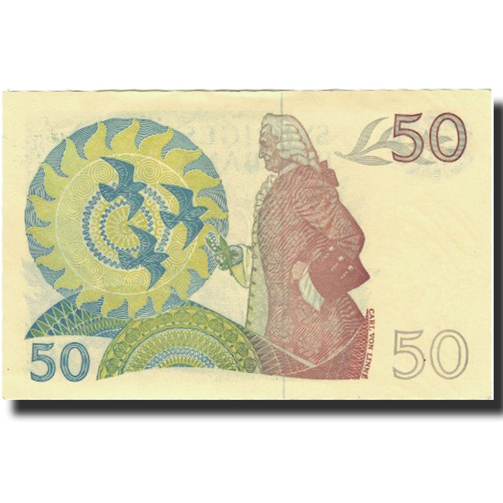Geldschein, Schweden, 50 Kronor, 1976, 1976, KM:53b, SS