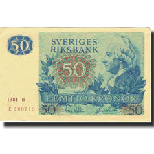 Banknote, Sweden, 50 Kronor, 1981, 1981, KM:53c, VF(30-35)