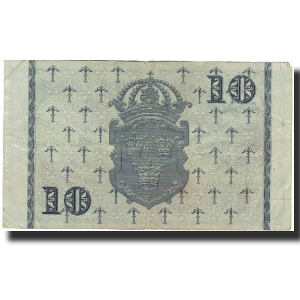 Banconote, Svezia, 10 Kronor, 1958, 1958, KM:43f, MB