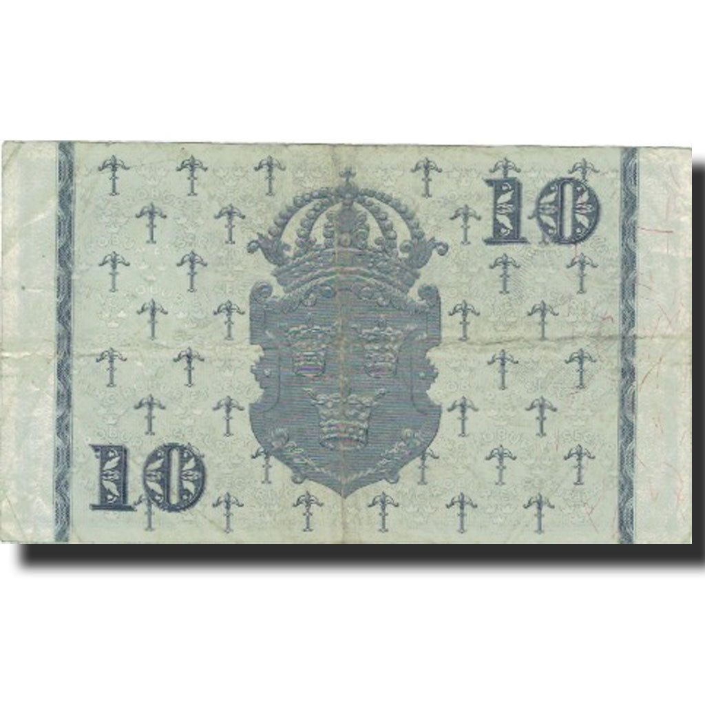 Banknote, Sweden, 10 Kronor, 1958, 1958, KM:43f, VF(20-25)