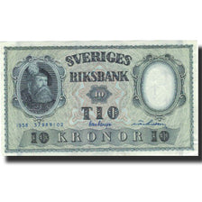 Biljet, Zweden, 10 Kronor, 1958, 1958, KM:43f, TTB