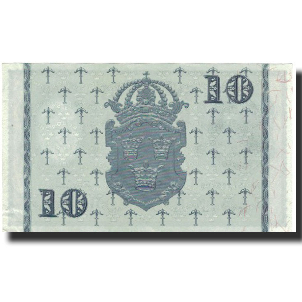 Biljet, Zweden, 10 Kronor, 1958, 1958, KM:43f, TTB