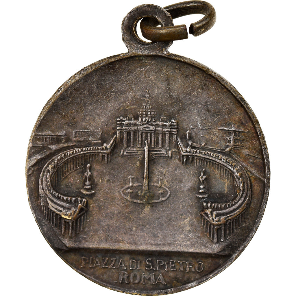 Vatican, Medal, Pie IX, Piazza Spietro, Roma, Religions & beliefs, EF(40-45)