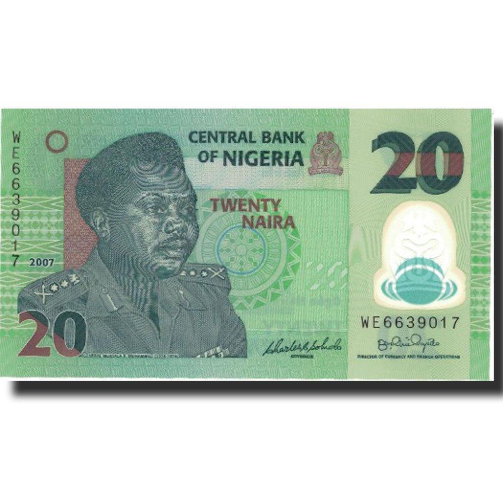 Geldschein, Nigeria, 20 Naira, 2007, 2007, KM:34b, UNZ-