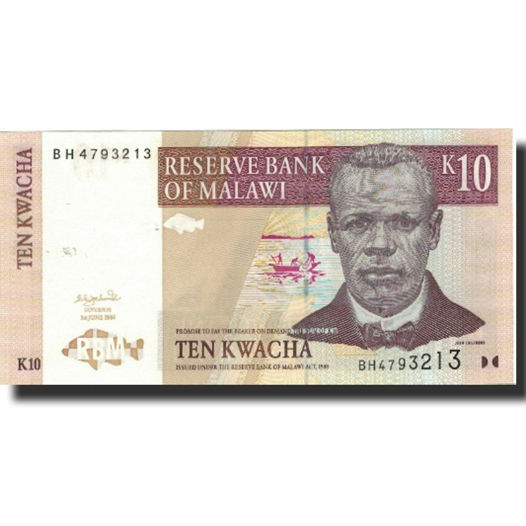 Banknote, Malawi, 10 Kwacha, 2004, 2004-06-01, KM:51a, UNC(64)