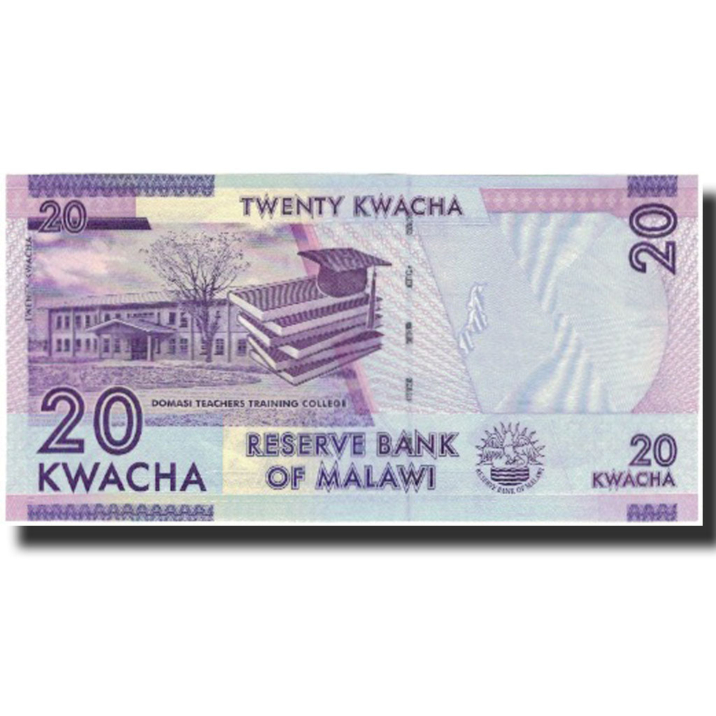 Biljet, Malawi, 20 Kwacha, 2012, 2012-01-01, KM:57, SPL+