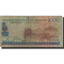 Billete, 1000 Francs, 1998, Ruanda, 1998-12-01, KM:27A, BC