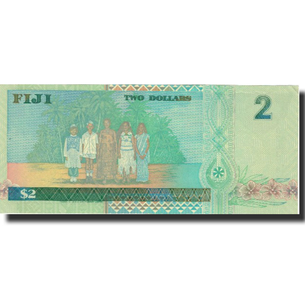 Banknote, Fiji, 2 Dollars, Undated (1996), KM:96b, UNC(60-62)