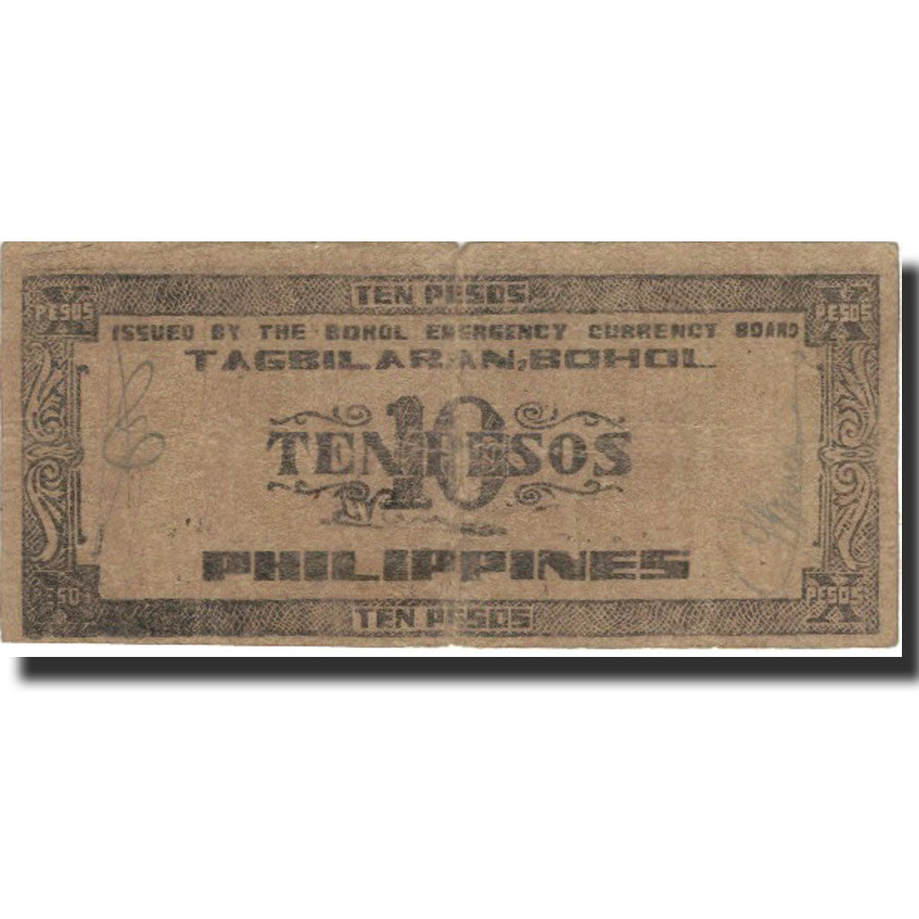 Banconote, Filippine, 10 Pesos, 1942, 1942, KM:S137x, BB