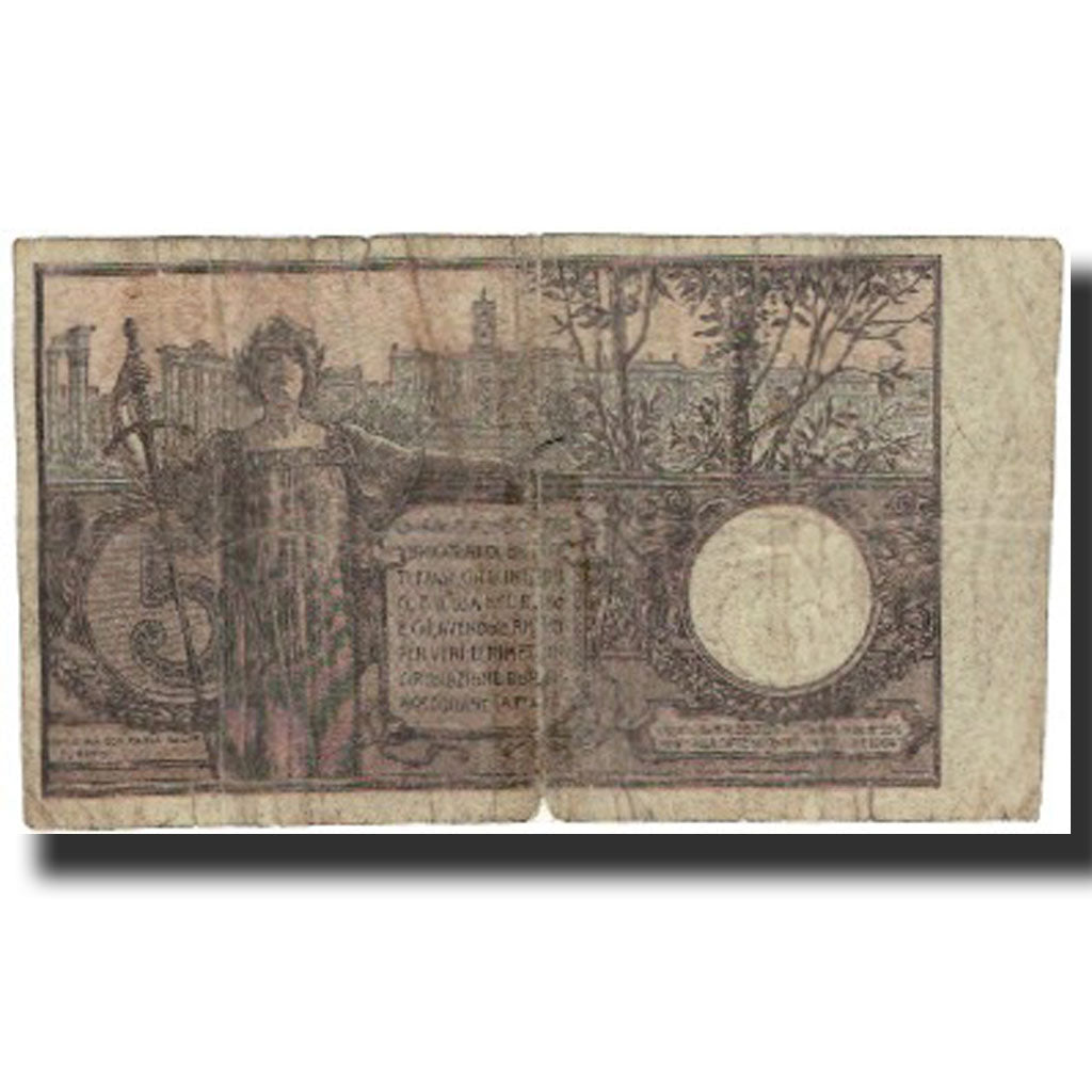 Banconote, Italia, 5 Lire, 1904, 1925, KM:23e, MB