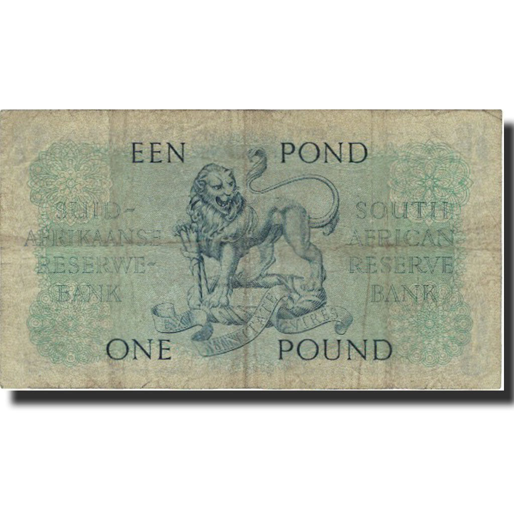 Banknote, South Africa, 1 Pound, 1955, 1955-01-03, KM:92d, VF(30-35)