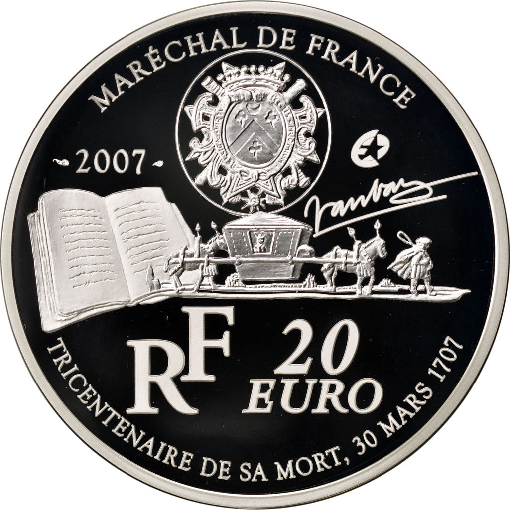 Coin, France, Euro, 2007, MS(65-70), Silver