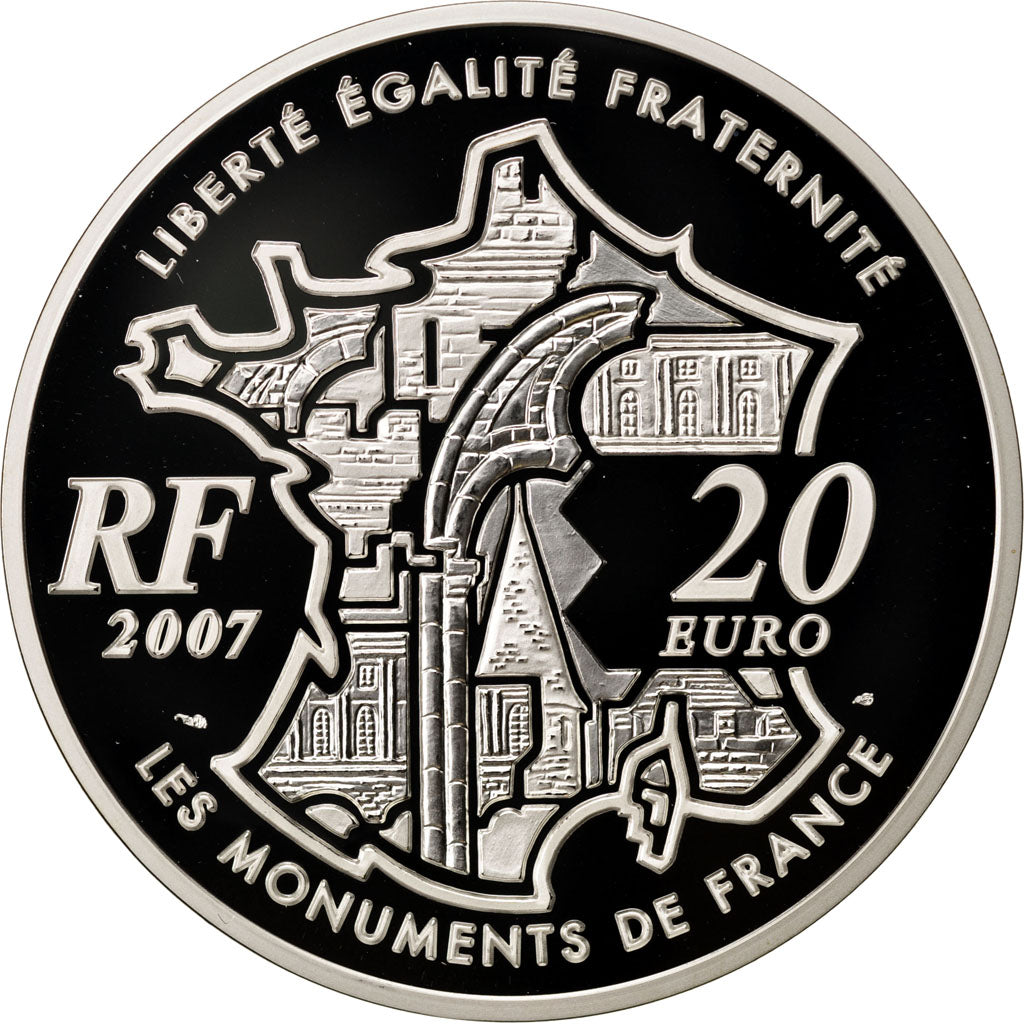 FRANCE, 20 Euro, 2007, KM #1494, MS(65-70), Silver, 50, 155.50
