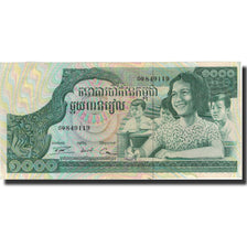 Geldschein, Kambodscha, 1000 Riels, KM:17, VZ+
