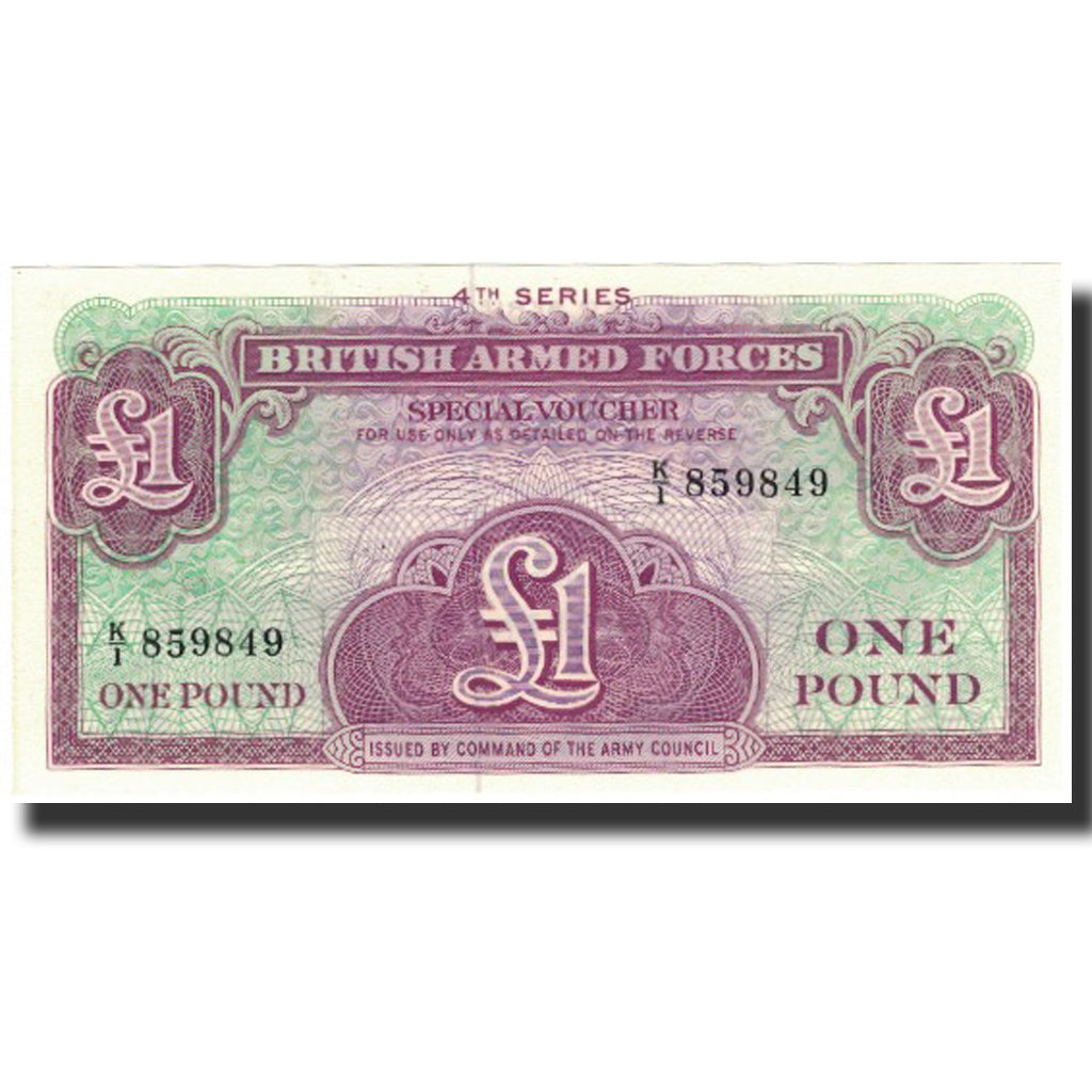 Banknote, Great Britain, 1 Pound, Undated (1972), KM:M36a, UNC(65-70)