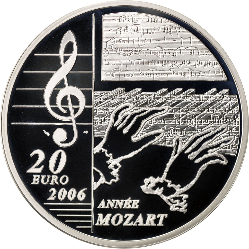 France, 20 Euro, 2006, MS(65-70), Silver, 155.50