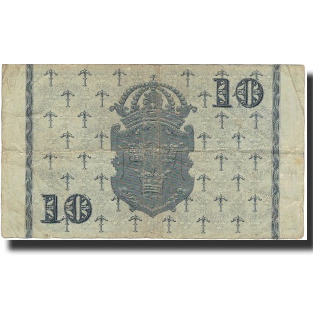 Geldschein, Schweden, 10 Kronor, 1955, 1955, KM:43c, S