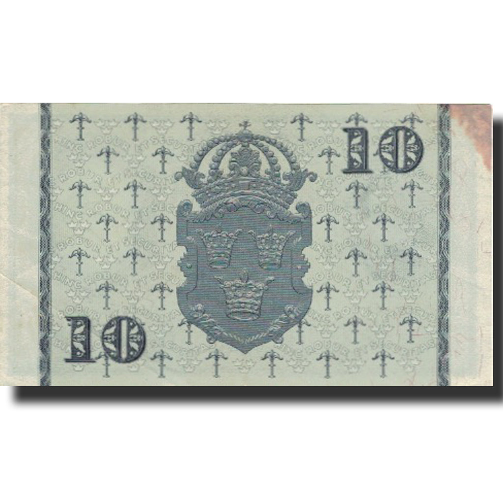 Billete, 10 Kronor, 1954, Suecia, 1954, KM:43b, MBC